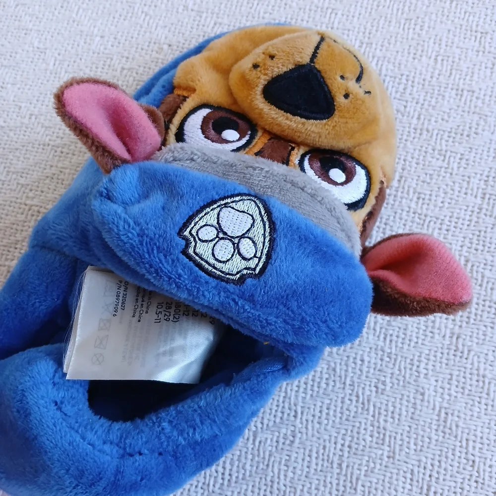 h&m ♡ paw patrol slippers kids toddler 11-12 marshell chase